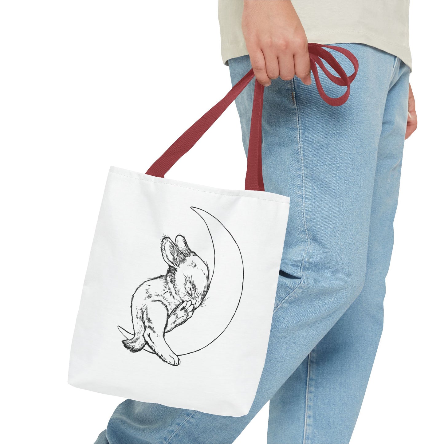 Moon Bun - Sleepy, Baby Bunny Tote Bag