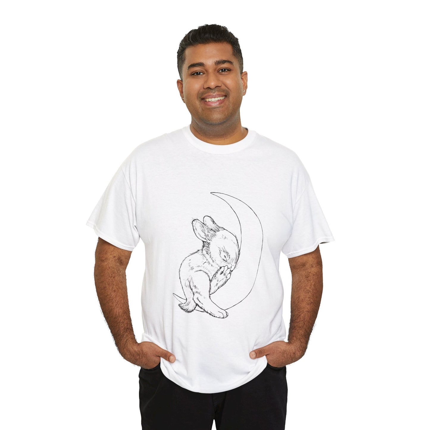 Moon Bun - Sleepy Bunny Crescent Moon Tee