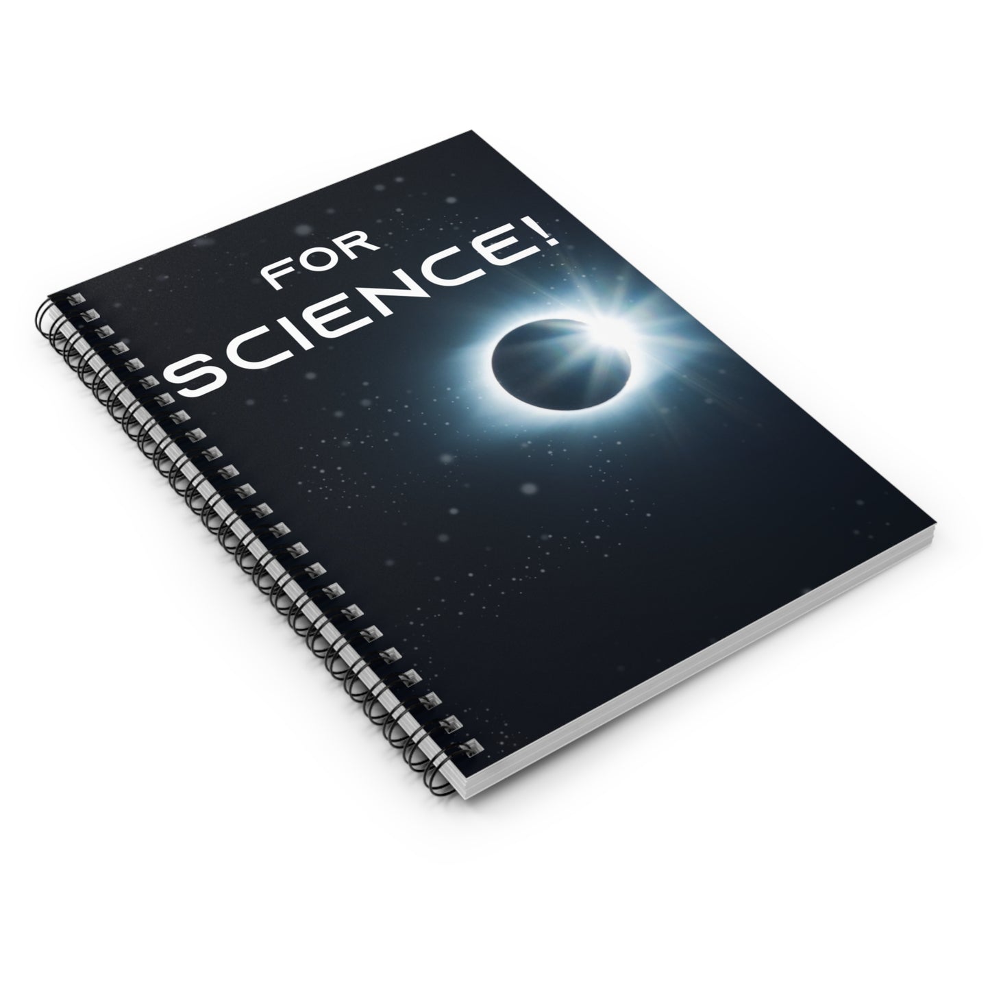 Spiral Notebook - For Science! (with planet)