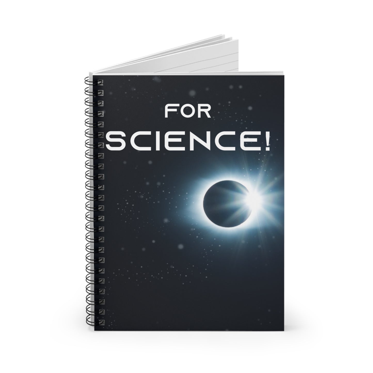Spiral Notebook - For Science! (with planet)