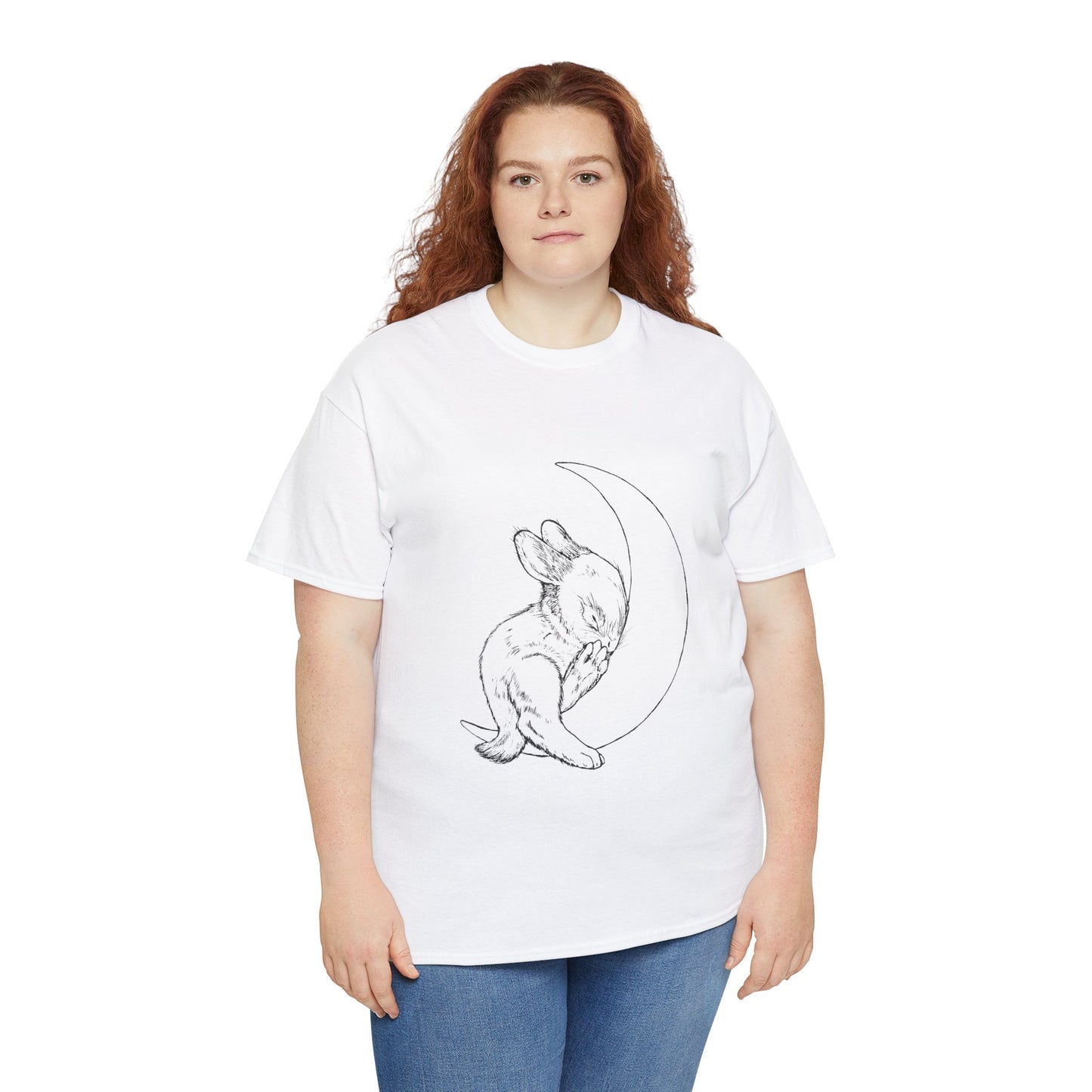 Moon Bun - Sleepy Bunny Crescent Moon Tee