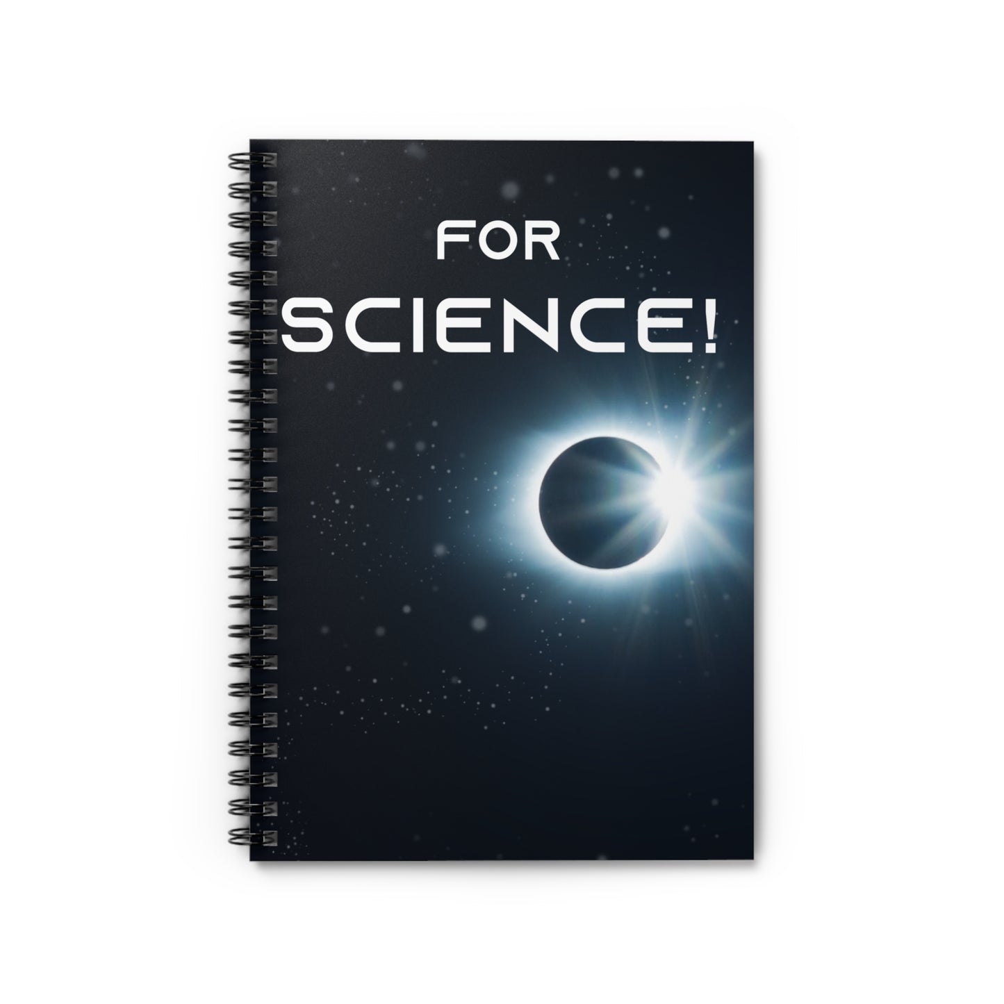 Spiral Notebook - For Science! (with planet)