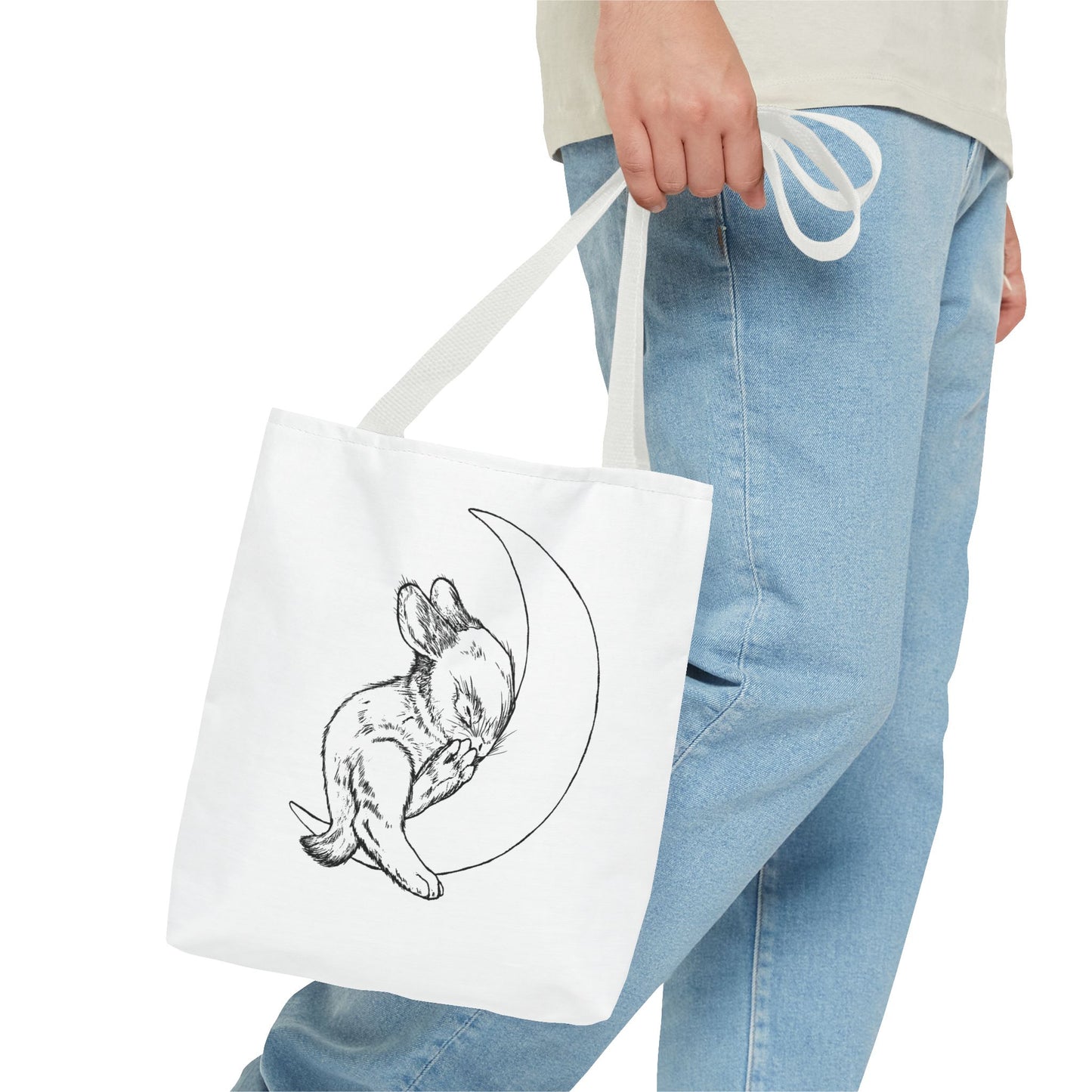 Moon Bun - Sleepy, Baby Bunny Tote Bag