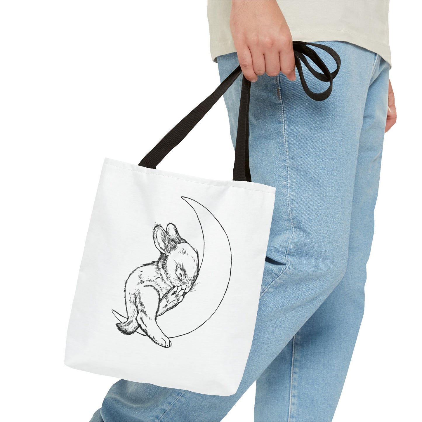 Moon Bun - Sleepy, Baby Bunny Tote Bag