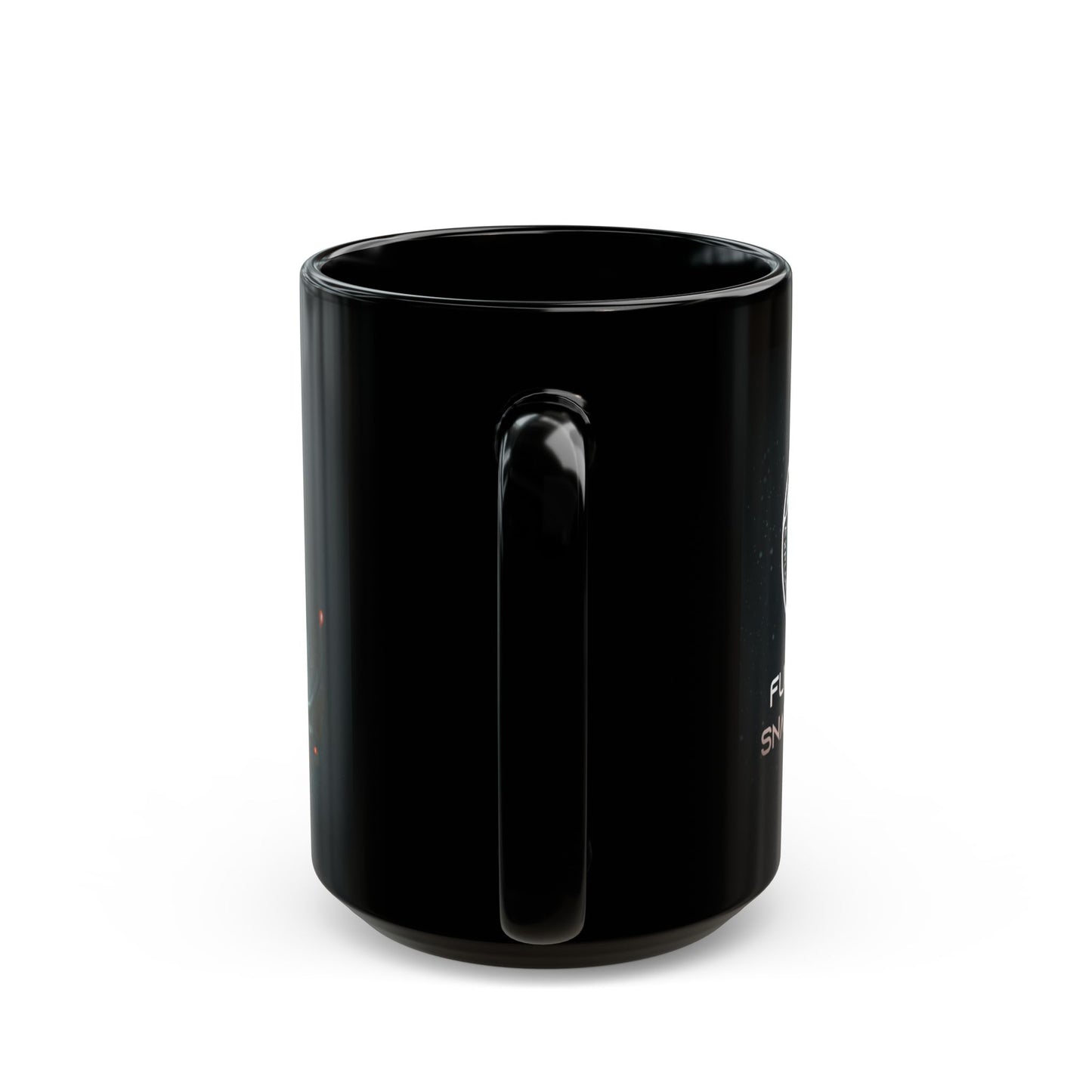 Flicker Jaw Snare Shark - Black Mug (11oz, 15oz)
