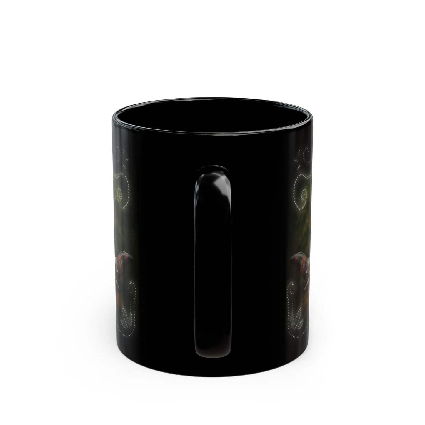 Prickly Pear Fairy - Black Mug (11oz, 15oz)