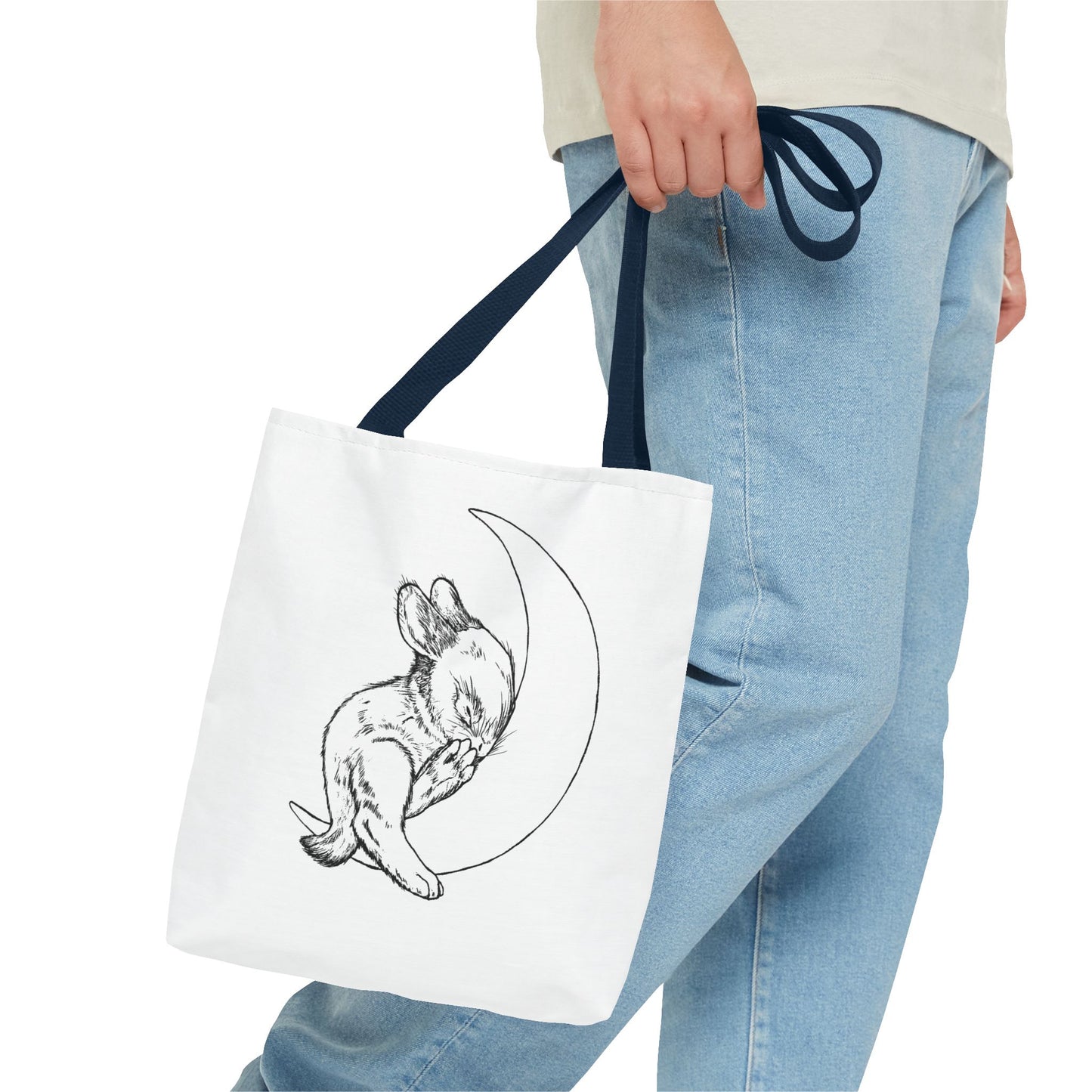 Moon Bun - Sleepy, Baby Bunny Tote Bag