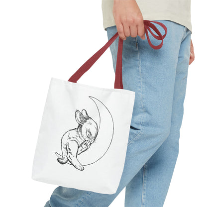 Moon Bun - Sleepy, Baby Bunny Tote Bag