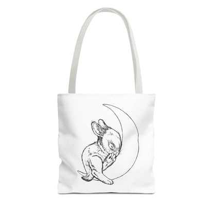 Moon Bun - Sleepy, Baby Bunny Tote Bag