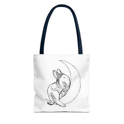 Moon Bun - Sleepy, Baby Bunny Tote Bag
