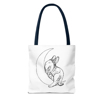 Moon Bun - Sleepy, Baby Bunny Tote Bag