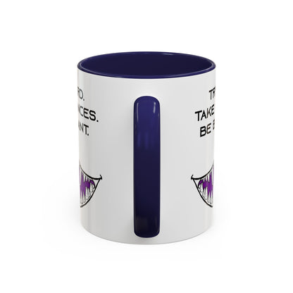 Try Hard. Take Chances. Be Brilliant. - Accent Coffee Mug (11oz)