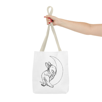 Moon Bun - Sleepy, Baby Bunny Tote Bag