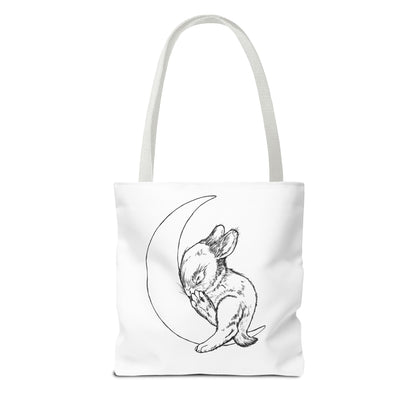 Moon Bun - Sleepy, Baby Bunny Tote Bag