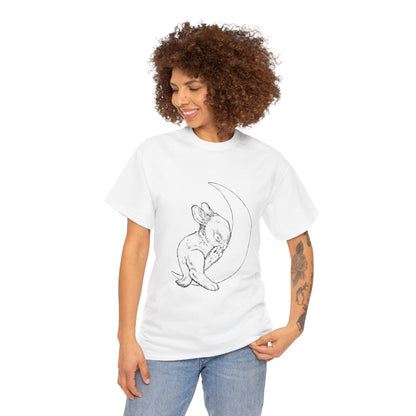 Moon Bun - Sleepy Bunny Crescent Moon Tee
