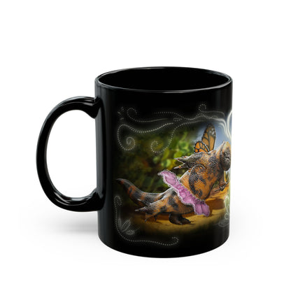 Prickly Pear Fairy - Black Mug (11oz, 15oz)