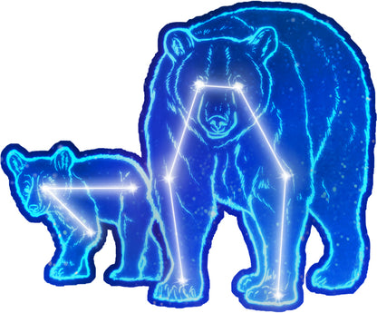 Stellar Mama Bear - Kiss-cut vinyl decal
