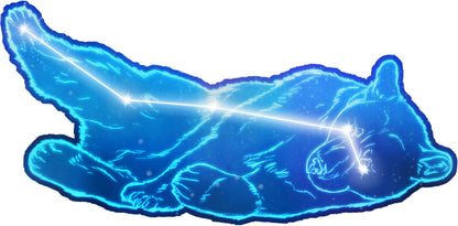 Stellar Bear Snooze - Kiss-cut vinyl decal