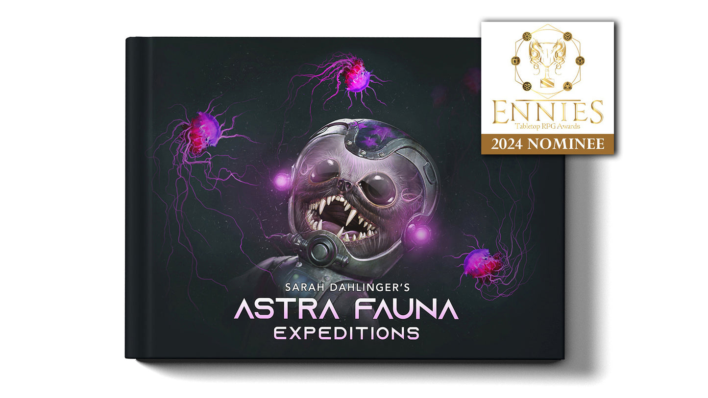 Astra Fauna: Expeditions - Illustrated Sci-Fi book with Stats