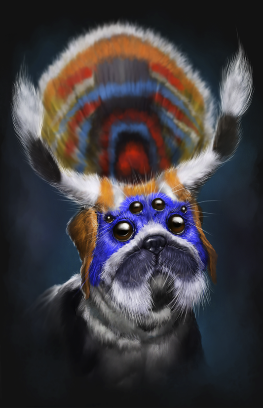 Peacock Pug