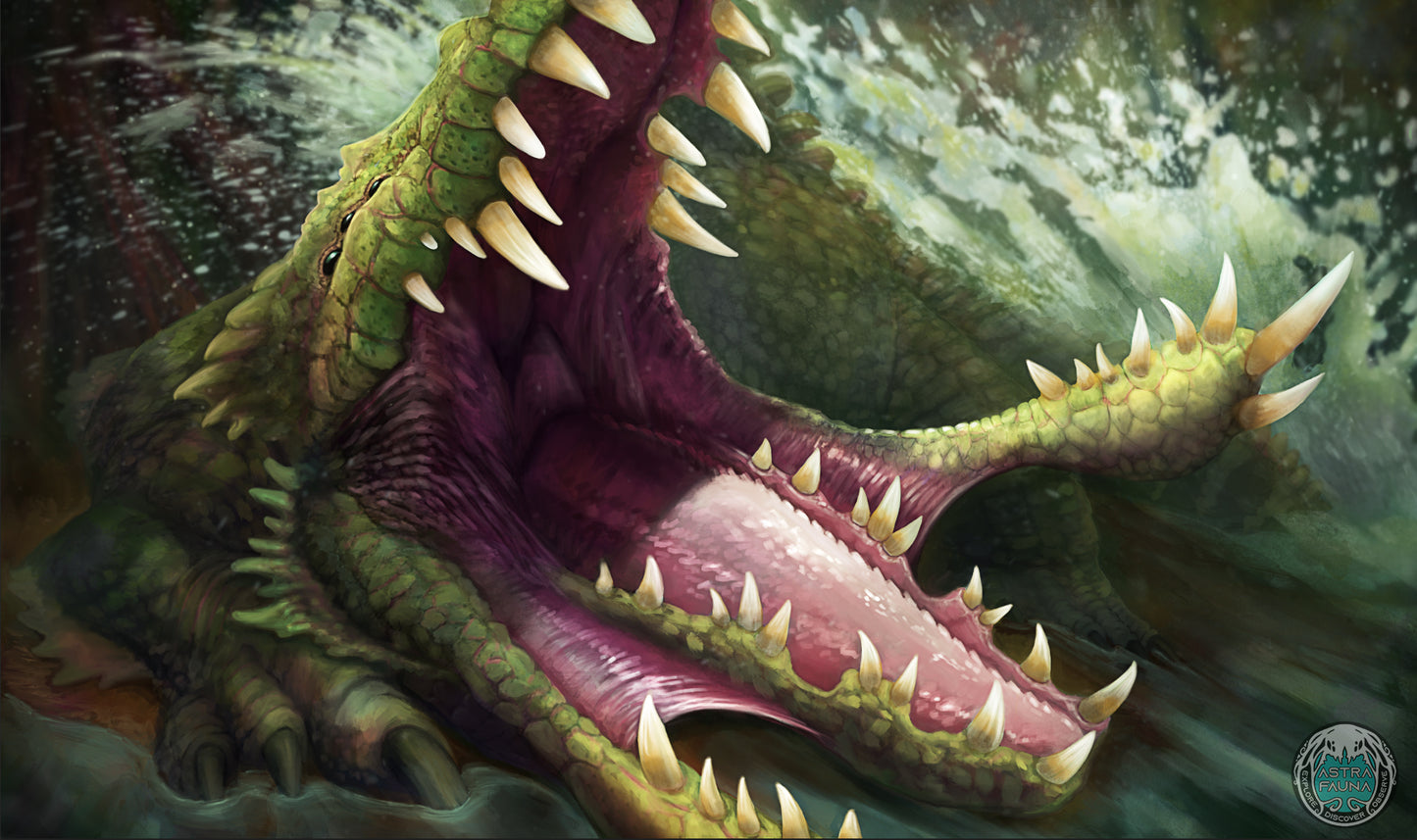 Trijaw Attack - Playmat